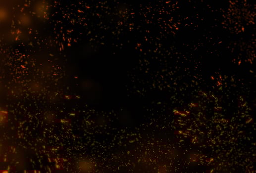 Fire Sparks Overlay photo