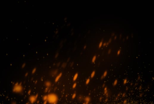 Fire Sparks Overlay photo