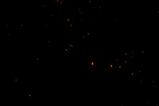 Fire Sparks Overlay photo