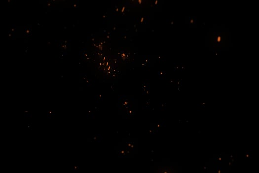Fire Sparks Overlay photo
