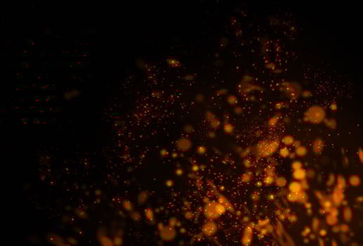 Fire Sparks Overlay photo