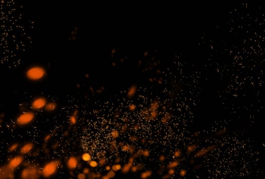 Fire Sparks Overlay photo
