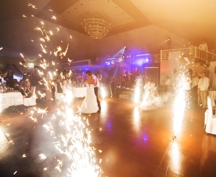 Beautiful wedding dance photo