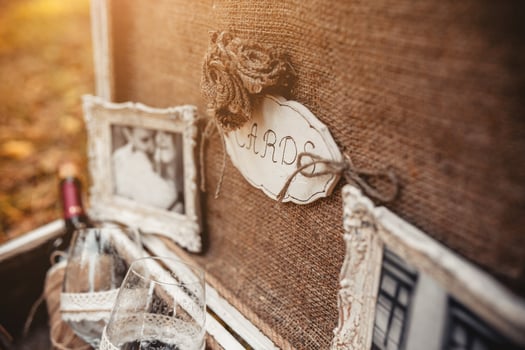 Case with wedding accessorize photo