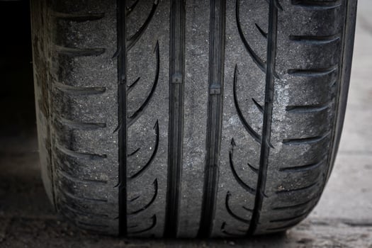 Condition old tires dirty used tires. On road trips summer. For safety should be maintained or replaced. Can be used as a close-up background image. photo