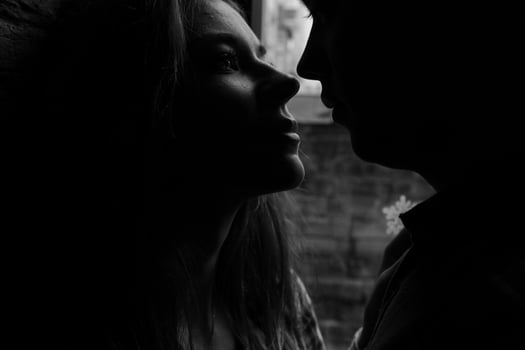 Couple together view photo
