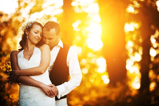 beautiful couple posing photo