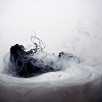 White background with smoke photo
