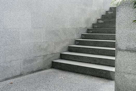 beautiful empty grey stair step photo