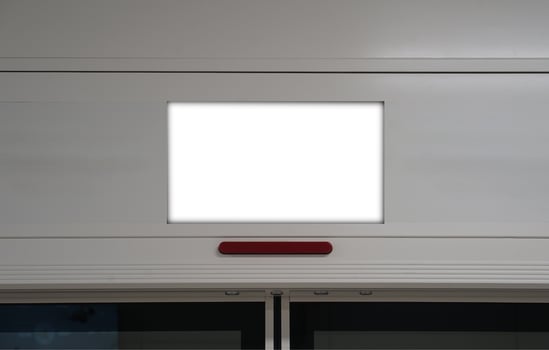 Subway Scenery and Advertising Mockup photo