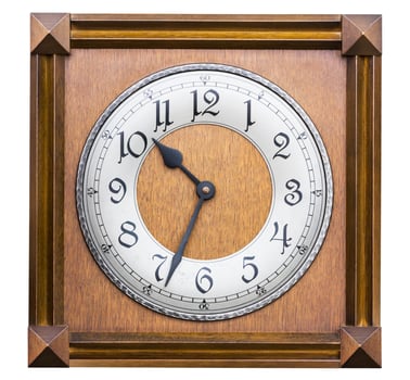 Old wall clock photo