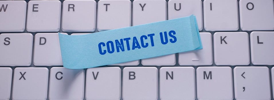 Words with contact us idea photo