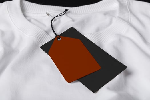 Label Tag mockup template for black friday photo