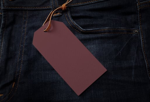 Label Tag mockup template photo