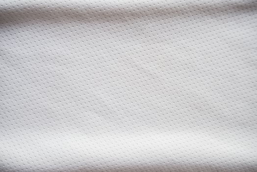 White sports jersey fabric texture background photo