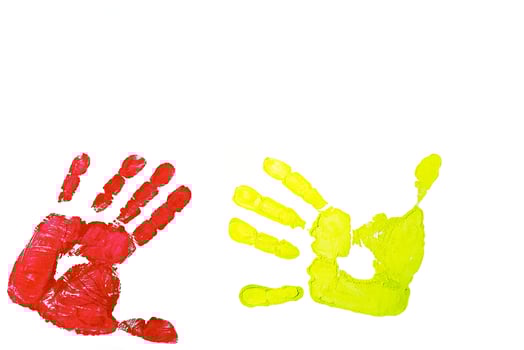 Imprint finger hands photo
