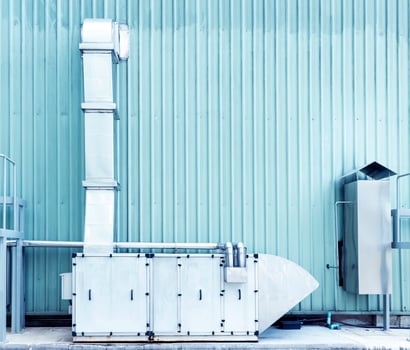 Industrial air conditioning and ventilation system photo