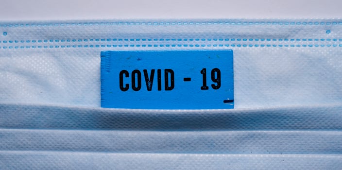 Covid 19 Words , Medical Concept Idea photo