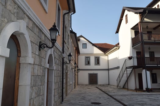 Andrichgrad is an urban development project under the leadership of Emir Kusturica. Visegrad, Bosnia and Herzegovina photo