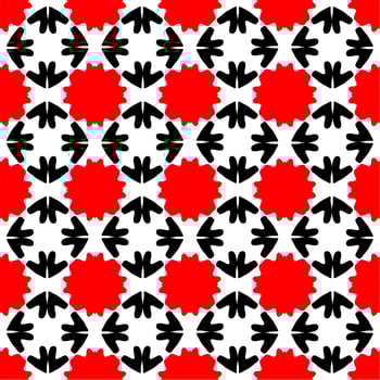 Abstract geometric seamless pattern.Modern geometric background with Bold Lines.seamless Russian style black Geometric background.Tile seamless pattern. Black and white geometric background. photo