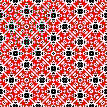 Abstract geometric seamless pattern.Modern geometric background with Bold Lines.seamless Russian style black Geometric background.Tile seamless pattern. Black and white geometric background. photo