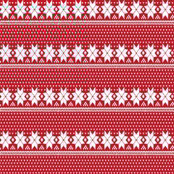 Snowflakes Christmas Seamless Pattern Design photo
