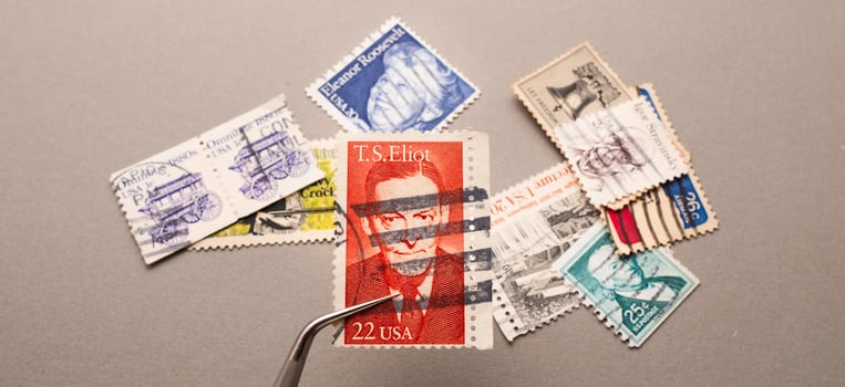 Postal Stamps From USA in Kandy stamp exhibition photo