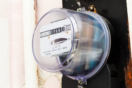 electricity supply meter photo