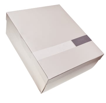 carton box isolated on white photo