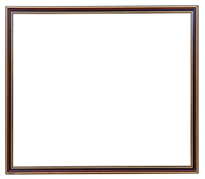 old black gilded narrow picture frame photo