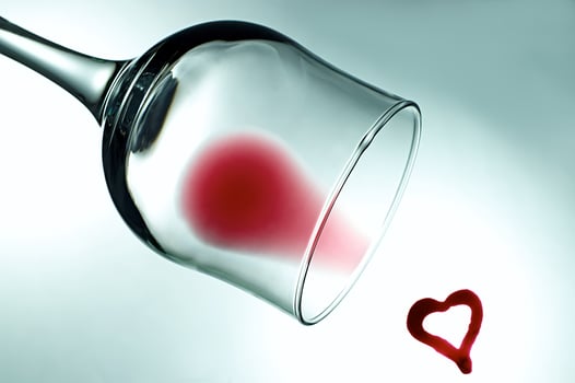 Art of wineglass photo