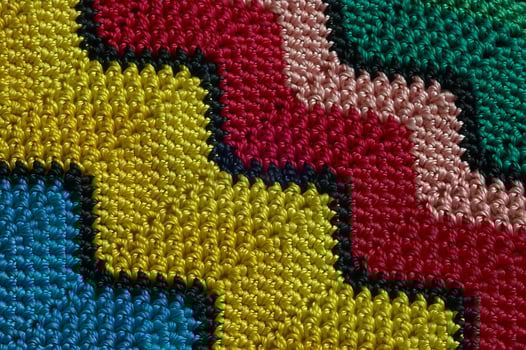 Color detail blankets photo