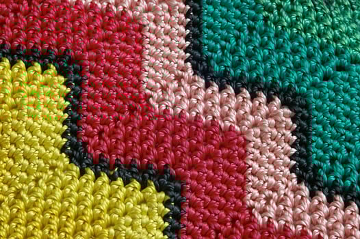 Color detail blankets photo
