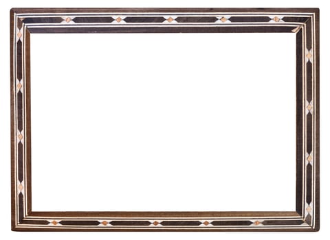 retro inlaid narrow picture frame photo