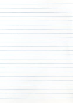 notebook wide lined sheet of paper photo