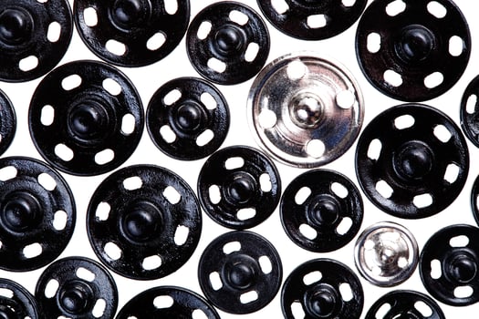 background from metal buttons photo