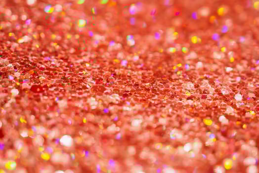 Abstract red festive holiday background with bokeh light photo