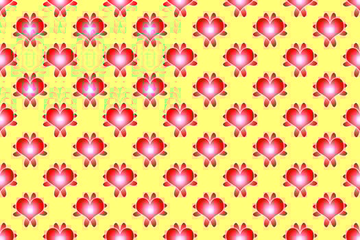 Cute heart shape background image to use as background in love and happiness project. photo