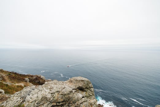 Atlantic ocean from Cape Finisterre, Galicia photo