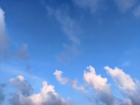 very beautiful sky and clouds photo