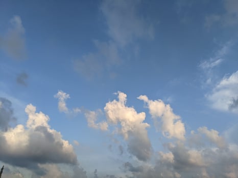 very beautiful sky and clouds photo