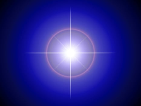 Abstract ray of lights over dark photo