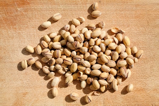 roast salt pistachios photo