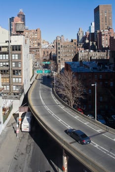 above view of New-York streets photo