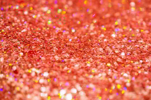 Abstract red festive holiday background with bokeh light photo