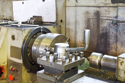 spindles of metal lathe machine photo