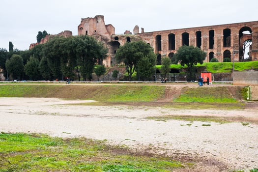 ancient Palatine and ground of Circus Maximus photo