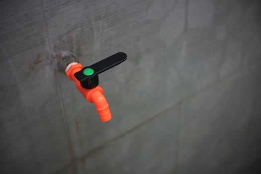 water faucets that are usually found in mosques photo
