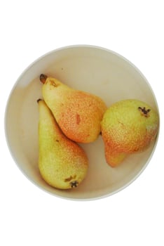 pears in a plastic bowl Belgrade, Serbia-15.9.2022 photo