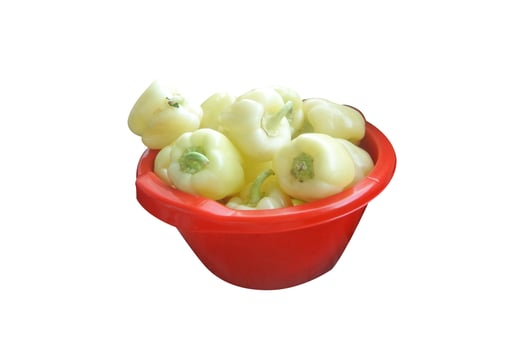 vegetables in plastic bowls, Belgrade, Serbia, 15.9.2022 photo